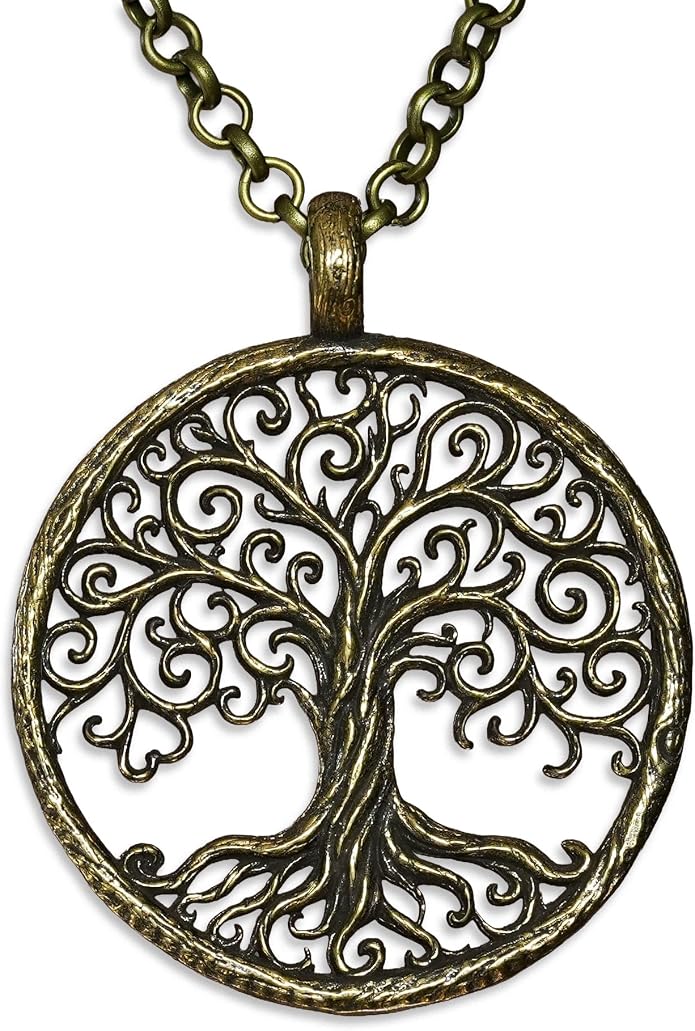 Baldur Jewelry - Handcrafted Yggdrasil Viking Norse World Tree of Life Pendant Necklace Amulet Jewelry | 925 Sterling-Silver Tree of Life Necklace | Viking Gifts |Jewelry for Men Women