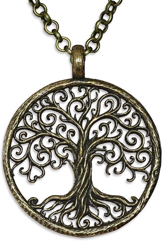 Baldur Jewelry - Handcrafted Yggdrasil Viking Norse World Tree of Life Pendant Necklace Amulet Jewelry | 925 Sterling-Silver Tree of Life Necklace | Viking Gifts |Jewelry for Men Women