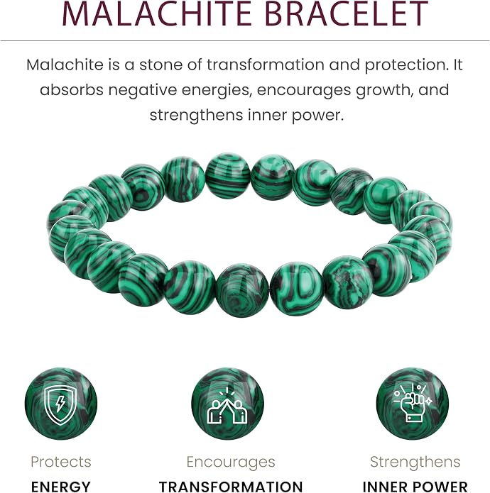 Crystal Vibe - Healing Crystal Bracelet for Women & Men | Natural Gemstone Bead Bracelet | Adjustable Handmade Energy Stone Bracelet | Bracelet for Meditation, Yoga & Daily Wear | Multiple Types