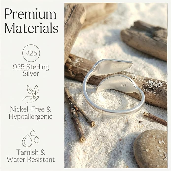 Sterling Silver Toe Ring, Handmade Adjustable Open Band, Minimalist Dainty Summer Beach Foot Jewelry for Women, Can Be Worn as Knuckle or Pinky Ring