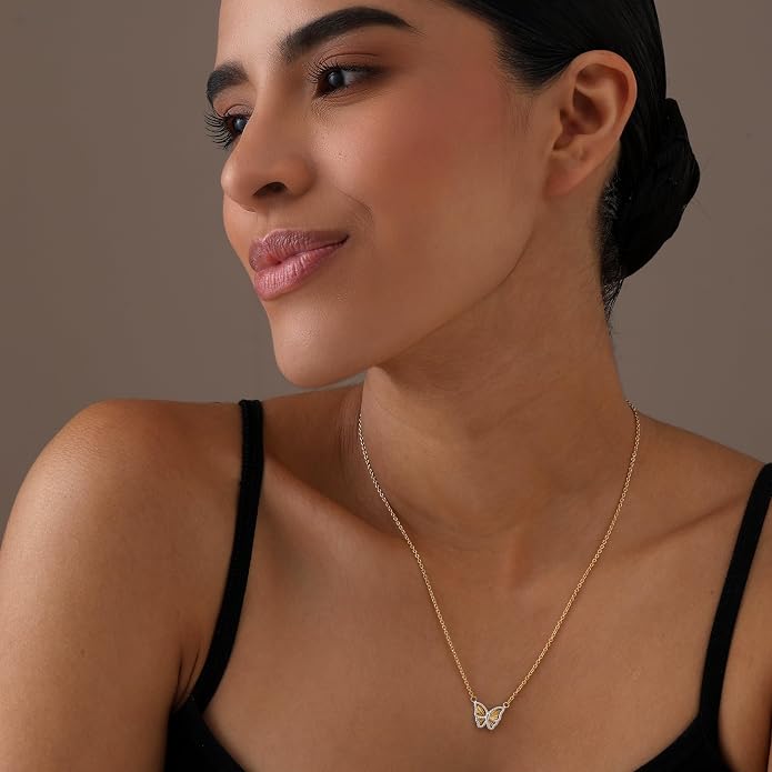 LeCalla 925 Sterling Silver Pendant Necklace | Crescent Moon and Star Necklace Jewelry | Handmade Charm Pendant Necklace for Women | Adjustable Chain Necklace Gifts for Women Valentine s Day, Mother s Day
