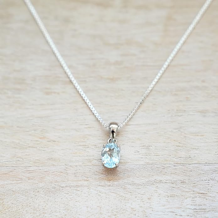 Birthstone Necklaces for Women Fine Jewelry Sterling Silver Dainty Infinity Pendant Anniversary Birthday Gifts for Her Wife Mom Lady Daughter, Chain 18"
