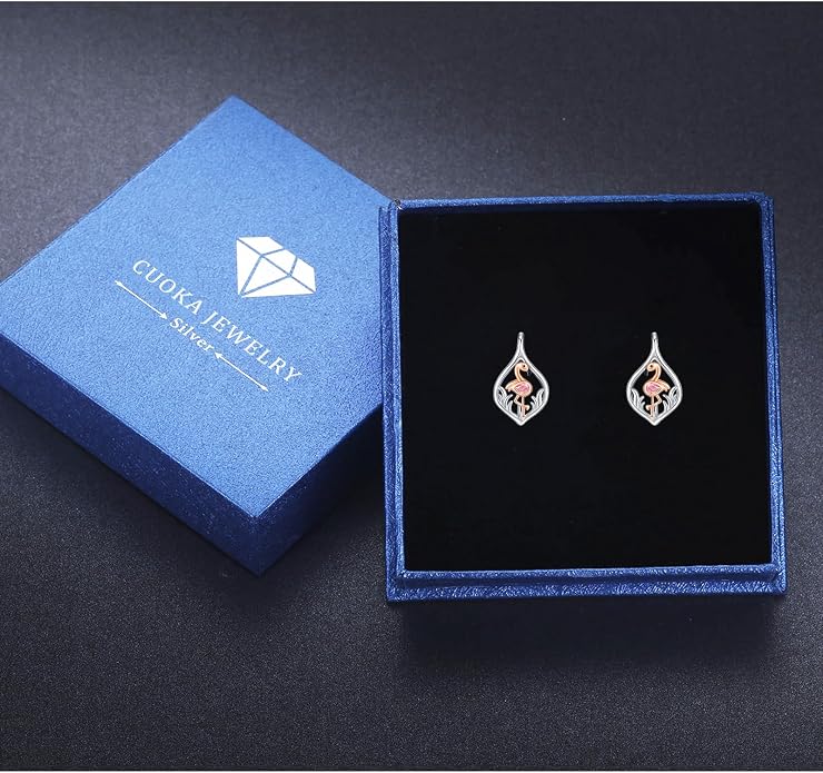 Cute Animal Leverback Earring 925 Sterling Silver Summer Bohemia Beach Theme Earrings for Women