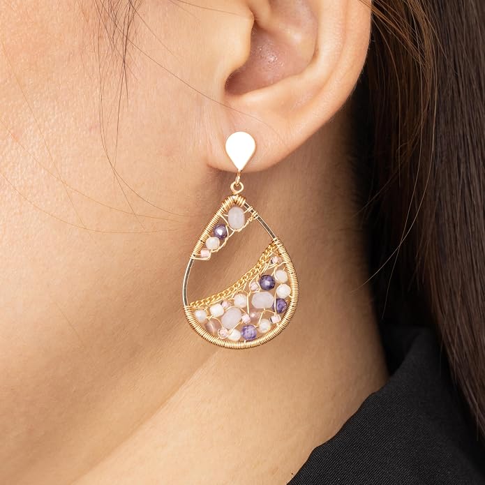 Dangle Bead Earring - Choice of Colors