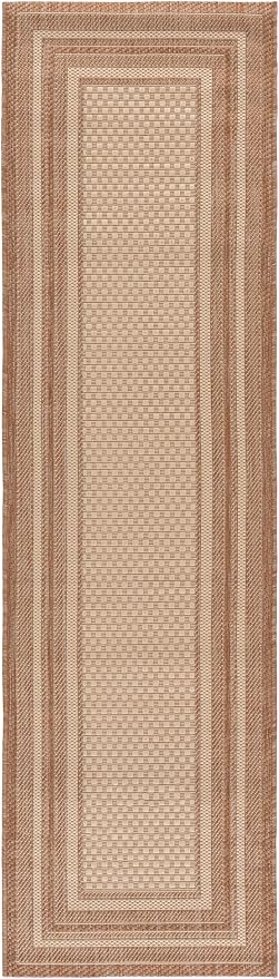 SAFAVIEH Courtyard Outdoor Runner Rug 2'3"x10', Beige CY8475-39312