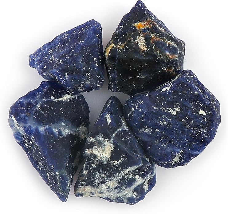 5pcs, Wholesale Raw Natural Gemstones and Crystals, Assorted Rough Stones, Bulk Loose Rock Supplies, DIY Crafts-Jewelry Making, Wire Wrapping, Gem Collection