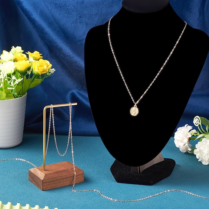 Elecrelive 925 Sterling Silver Cable Chain 3.28 Feet Rose Gold Unwelded Necklace Chains with Velvet Storage Bag for Men Women Jewelry Bracelet DIY Making