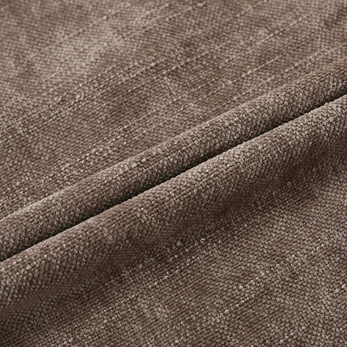 Set of 4 Soft Textured Decorative Throw Pillow Covers 26x26 Inch Cozy Farmhouse Cushion Cover Square Accent Pillow Cases for Bed Couch Sofa Living Room, Taupe Grey