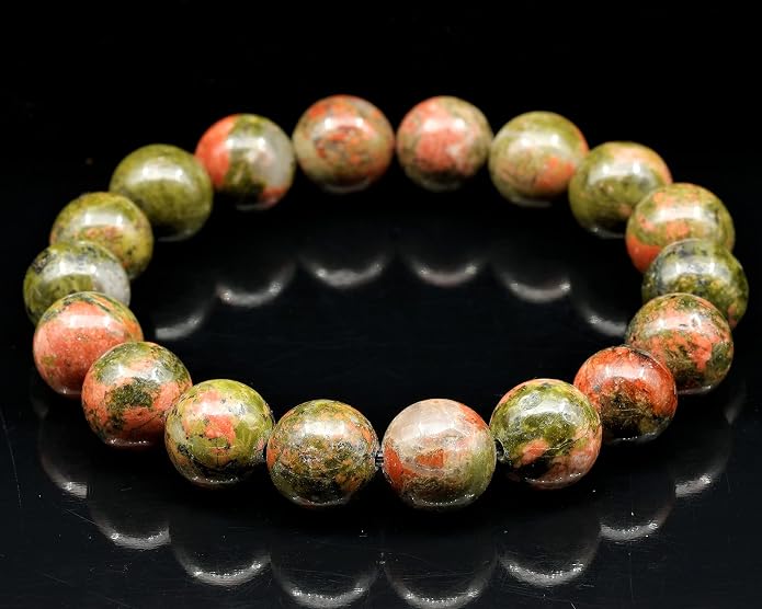 Natural Gemstone Beaded Stretch Bracelet for Men & Women | Handmade 8mm Stone Jewelry | Zodiac Chakra Elastic Bracelet | Meaningful Gift Collection