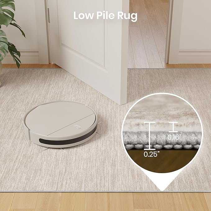 Valenrug Washable Rugs 9x12 - Stain Resistant Area Rugs 9x12 Living Room, Non Slip Backing Gradient Printed Rugs for Bedroom, Foldable Machine Washable Area Rug(9'x12', Beige)