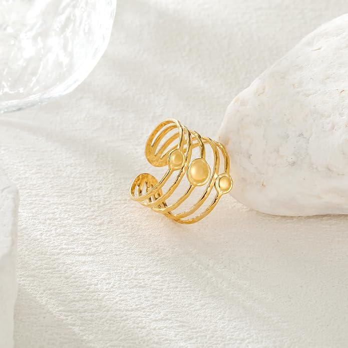Women's Stackable Open Ring Thick Statement Ring Simple Stackable Ring Women's Jewelry Gifts