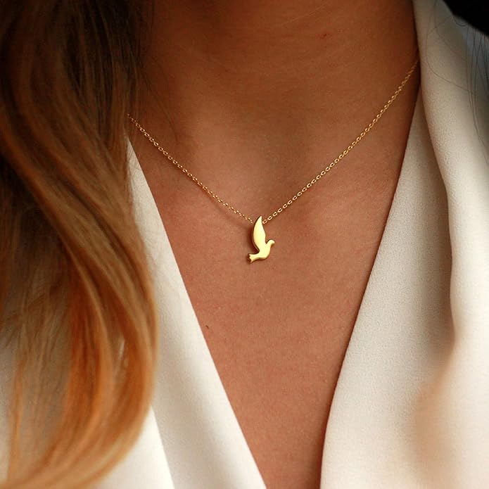 Collner 14K Gold Heart Pendant Necklace for Women Dainty Star Necklace Tiny Evil Eye Choker Necklace Boho Crescent Moon Necklace Minimalist Jewelry