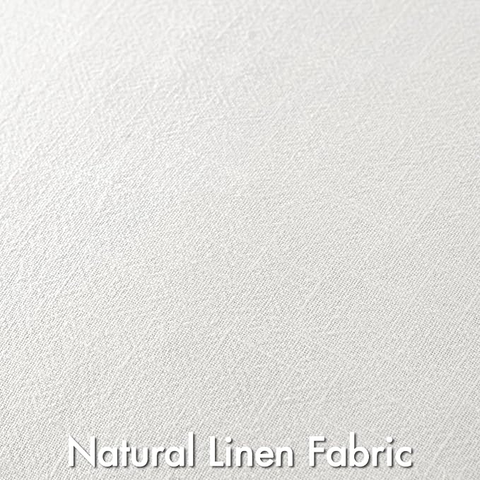 MIULEE Cream Boho Linen Decorative Pillow Covers 18x18 Inch Pack of 4 | Natural Throw Pillow Covers Soft Farmhouse Couch Pillowcases Modern Home Decors for Living Room Bed Sofa