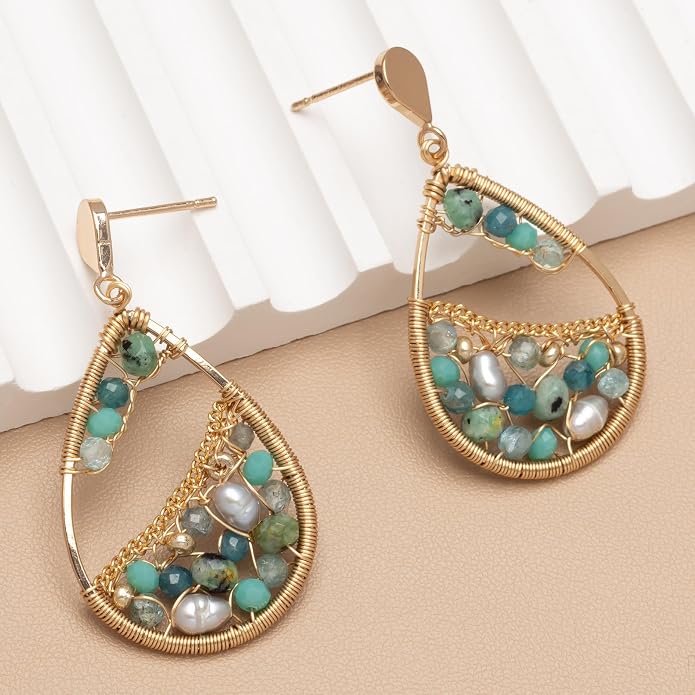 Dangle Bead Earring - Choice of Colors
