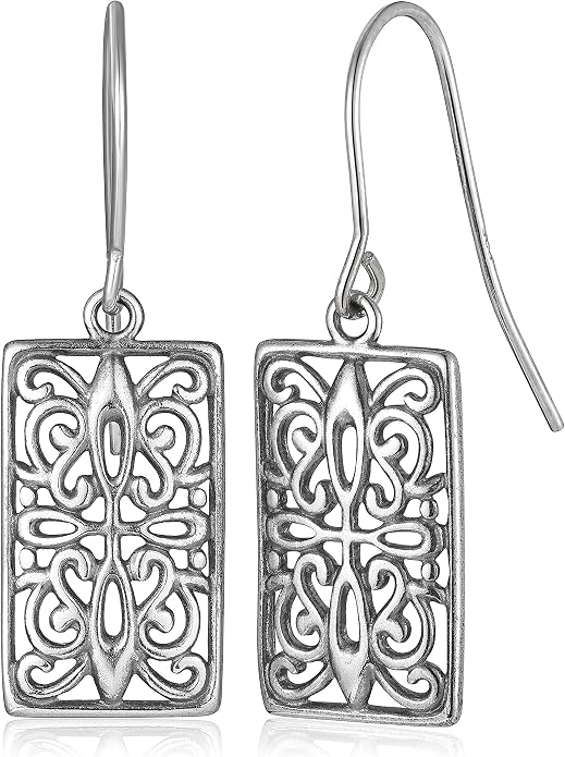 MORGAN & PAIGE .925 Sterling Silver Oxidized, 18K Yellow Gold or 14K Rose Gold Plated Butterfly Celtic Knot Dangle or Stud Earrings for Women - Hypoallergenic Sterling Silver Earrings, Gifts for Her