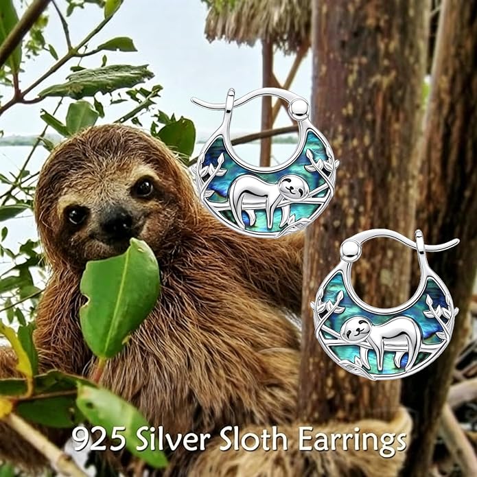 Tree of Life/Sunflower/Mountain/Daisy/Flower/Dragonfly/Butterfly/Earrings 925 Sterling Silver Hoop Earrings for Women