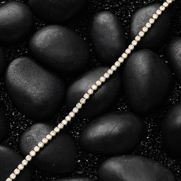 LOYATA Dainty Ankle Bracelet,14K Gold Plated Tiny Bead Anklet Dainty White Cubic Zirconia Cross Tassel Foot Chain Cute Lucky Moon Evil Eye Foot Jewelry Boho Anklets for Women