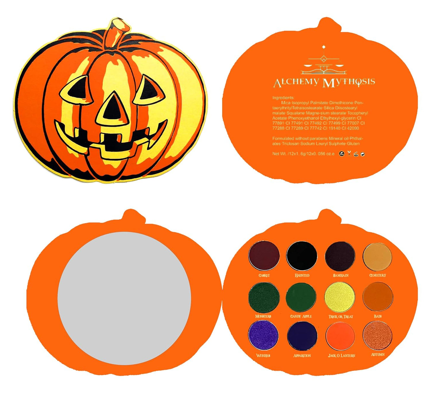 Vintage Halloween Jackolantern Palette
