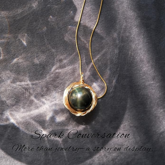 Natural Faceted Labradorite Pendant Necklace – Unique Stone of Magic & Transformation, Iridescent Flash Gemstone Jewelry, Handmade Healing Crystal Gift for Women, Birthday, Anniversary, Spiritual Awakening & Intuition