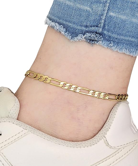 Gold Electroplated Anklet, Made in Korea