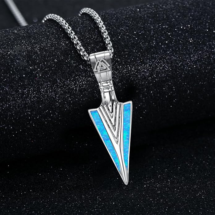 Viking Necklace for Men 925 Sterling Silver Viking Norse Pagan Jewelry Gifts for Women