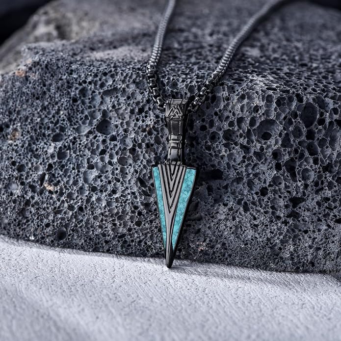 Viking Necklace for Men 925 Sterling Silver Viking Norse Pagan Jewelry Gifts for Women