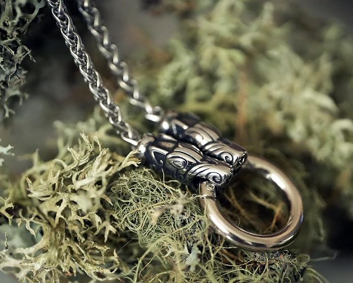 Baldur Jewelry - Thors Hammer Necklace Pendant Mjölnir - Viking Norse Thor Hammer Pendant Viking Jewelry - Thor Necklace - Thor Gifts for Men - Viking Necklace for Men
