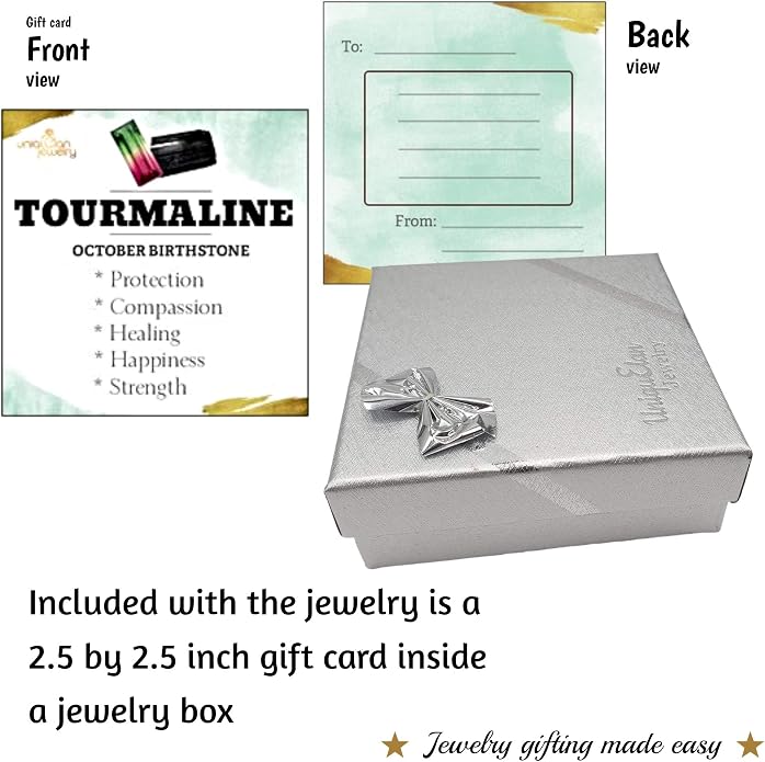 Natural raw gemstone pendant chain necklace with white gold over 925 solid sterling silver, birthstone dainty solitaire gift for her, uniquelan jewelry