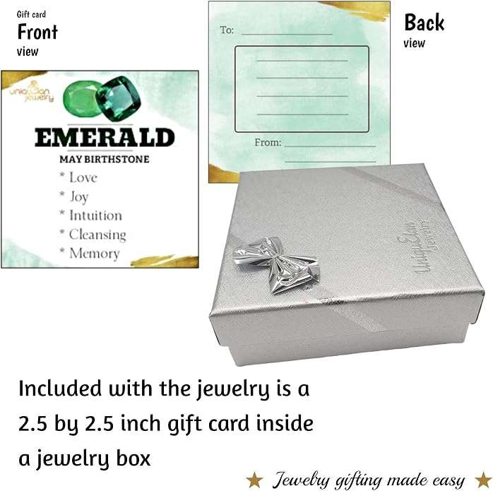 Natural raw gemstone pendant chain necklace with white gold over 925 solid sterling silver, birthstone dainty solitaire gift for her, uniquelan jewelry