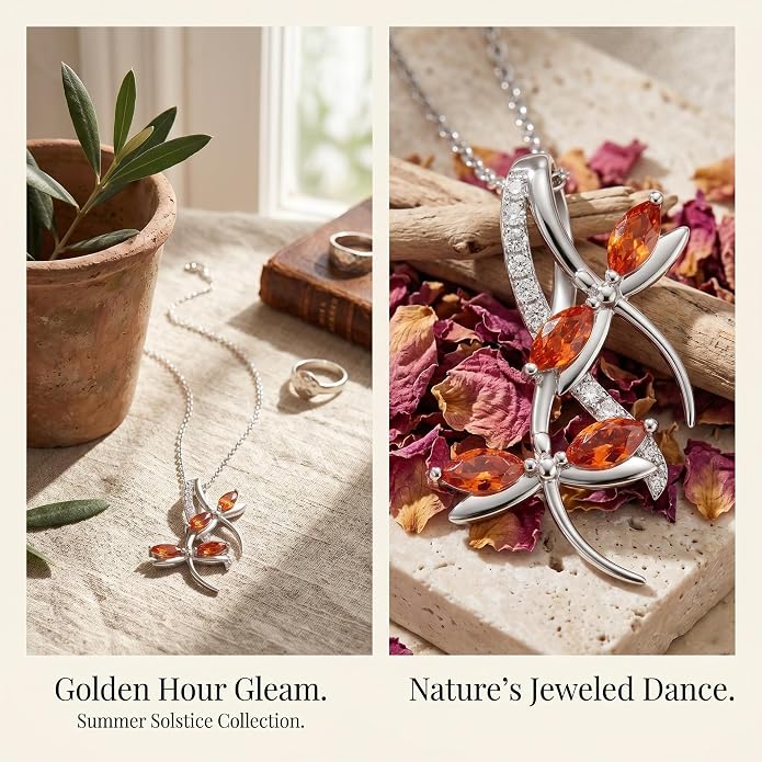 PRAYMOS Dragonfly Gifts 925 Sterling Silver Dragonfly Necklace for Women Dreamy Dragon fly Pendant Dragonflies Jewelry Birthday Gift 18+2" Adjustable Chain