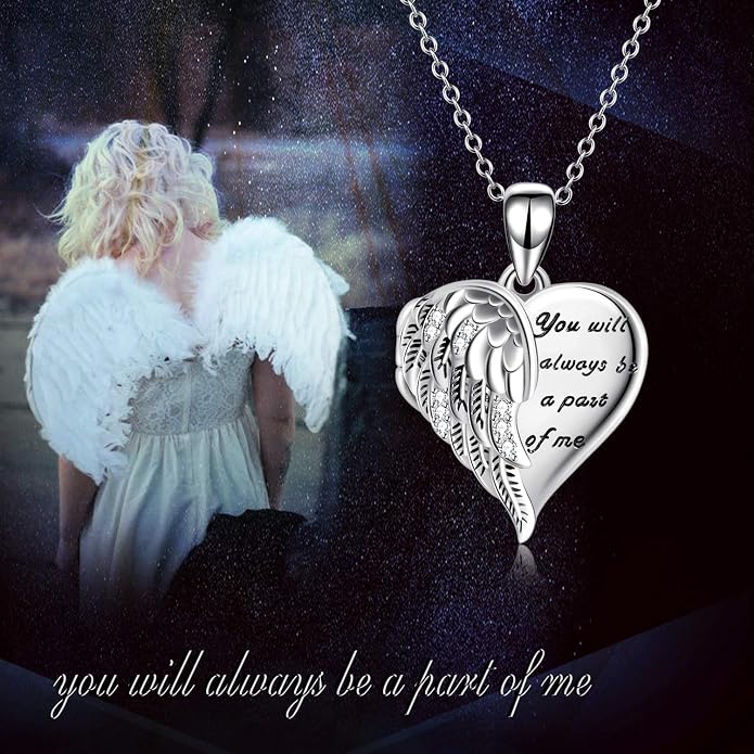 YFN Locket Necklace 925 Sterling Silver Heart Locket Necklace that Holds Pictures for Women Jewelry Gifts