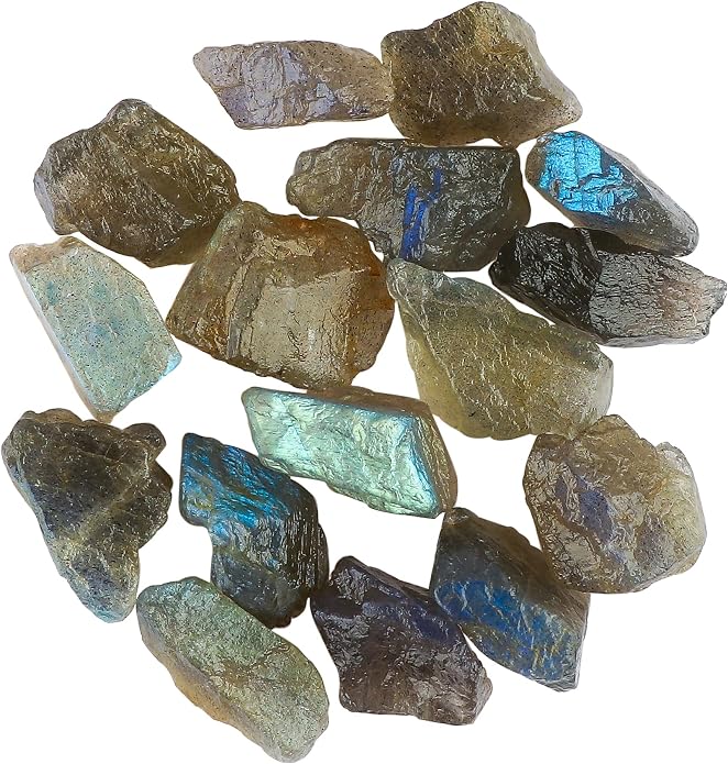 100cts, Wholesale Natural Raw Gemstones, Bulk Rough Stones Lot, Loose Crystal Supplies for Jewelry Making, Untreated Assorted Rough, Chakra Healing Crystals, Gem Collection