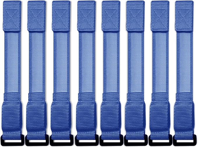 M.best 8pcs LED Light Up Bracelets Glow Flashing Wristbands Glow in The Dark Party Supplies for Wedding, Raves, Concert, Camping,Sporting Events, Party Blue