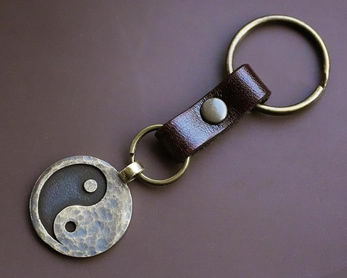Yin Yang Necklace For Men Ancient Looking High Quality Pendant Jewelry - Yin Yang Gifts - Viking Jewelry for Men