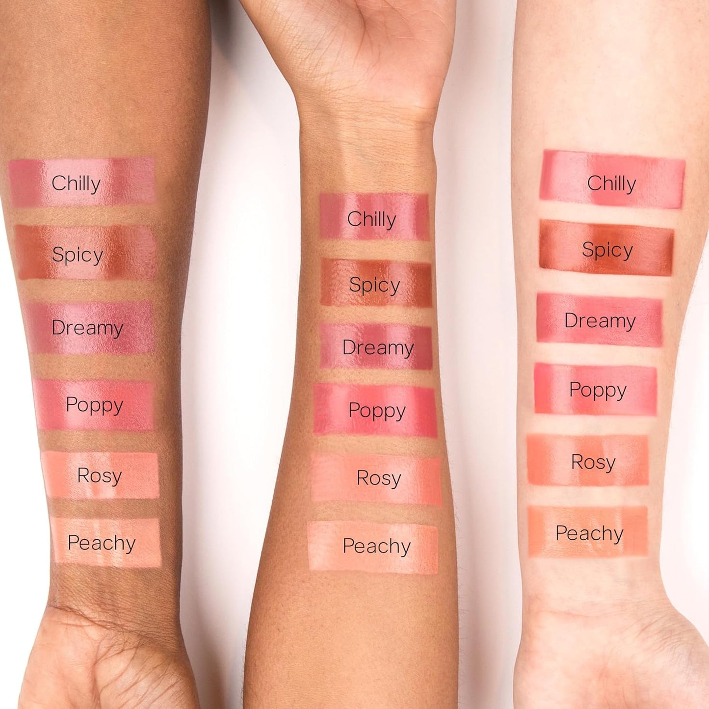 Saie Dew Liquid Blush for Cheeks - Hydrating Cream Blush Stick with a Blendable + Buildable Formula - Skincare Infused Dewy Cheek Tint for a Natural Flush - Glowy Makeup Essential - Chilly (.40 oz)