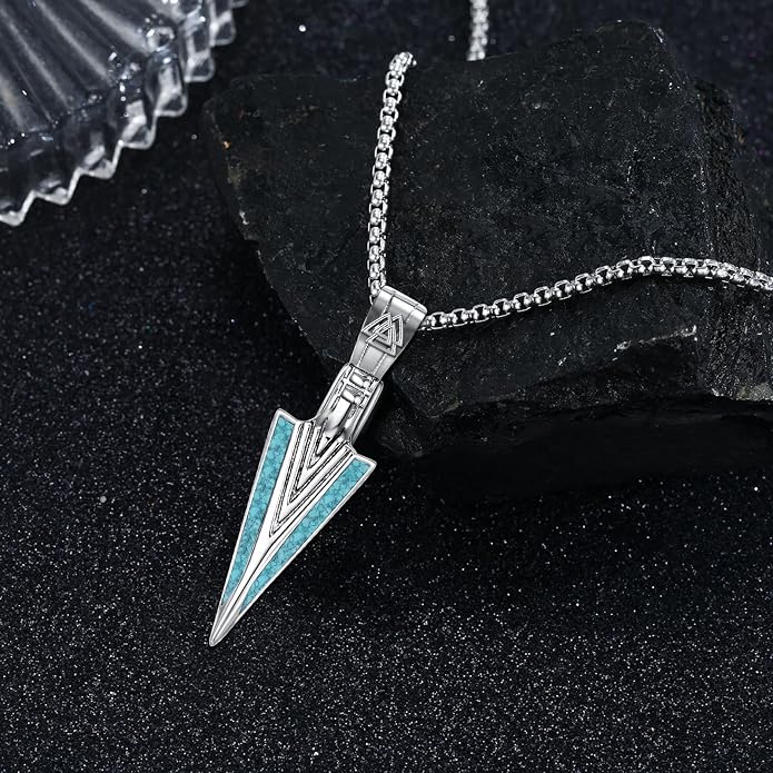 Viking Necklace for Men 925 Sterling Silver Viking Norse Pagan Jewelry Gifts for Women