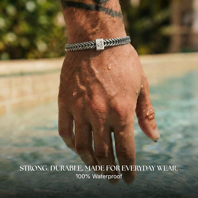 Galis Chain Bracelets For Men - Premium Stainless Steel, Silver, Gold Plated Non Tarnish - Mens Jewelry, Fathers Day Gift