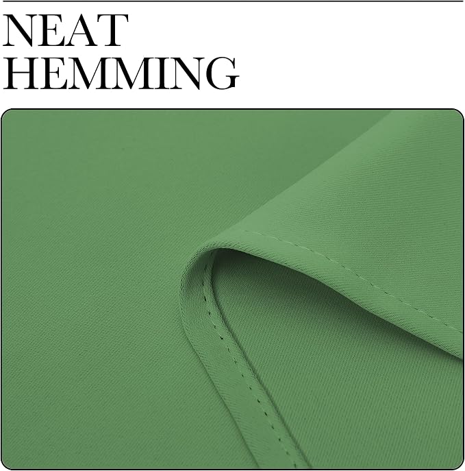 NICETOWN Blackout Curtains for Living Curtains, Froest Green, Set of 2, 52 by 63 Inch, Window Treatment Blackout Curtain Panels, Home Decor Thermal Insulated Solid Drapes for Bedroom