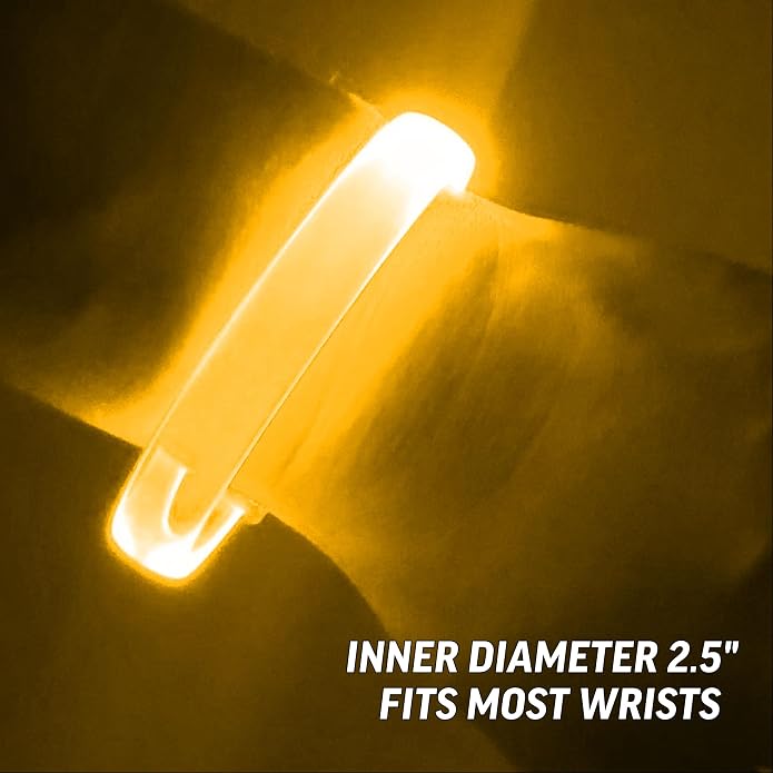 12 Magic Band Pack | Glow in The Dark | Flashing Light up for Concerts | Running Lights for Runners | Glow in The Dark Bracelets | Led Bracelet