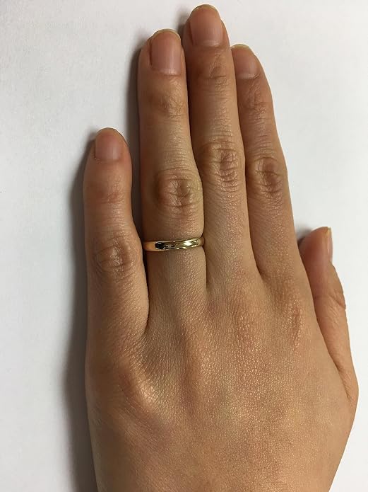 10k Light Comfort Fit Wedding Band