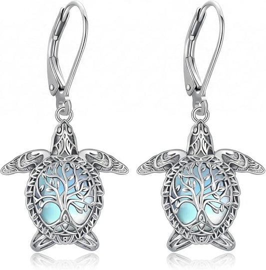Butterfly/Paw Print/Highland Cow/Cat/Dog/Hummingbird/Dragonfly Earrings 925 Sterling Silver Animal Hypoallergenic Drop Dangle Earrings Animal Valentine's Day Jewelry for Women