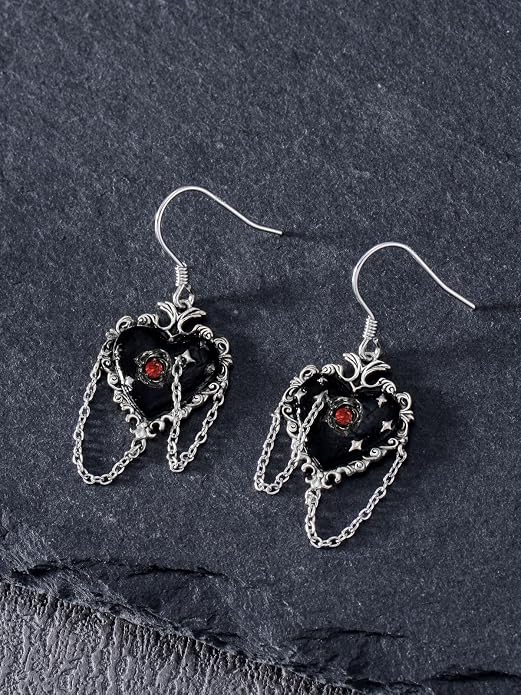 Animal/Leaf/Gothic Dangle Earrings 925 Sterling Silver Animal/Leaf/Gothic Dangle Drop Earrings Easter/Halloween/Christmas Jewelry Gifts for Women Her