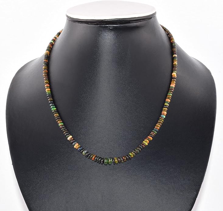 Natural Gemstone Pendant Necklace for Women Handmade Birthstone Healing Crystal Jewelry Chain 20" Stone Birthday Christmas Wedding Gifts for Her