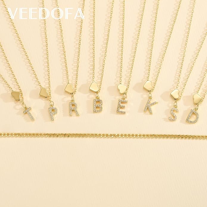Initial Ankle Bracelets for Women 14K Gold Plated Dainty Layered Letter Heart Initial Anklet Bracelets Summer Beach Jewelry for Women