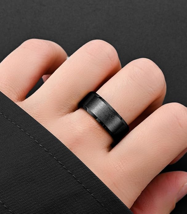 King Ring Tungsten 4/6/8/10mm Rings – Super Polished Matt Finish Tungsten Rings – Designed in USA