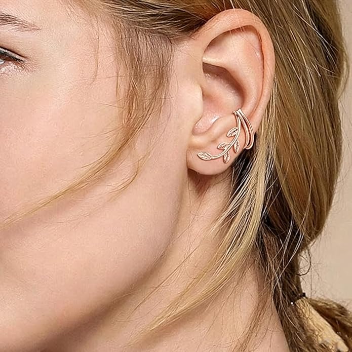 POPLYKE 925 Sterling Silver Ear Cuff Earrings for Women Climber Earrings No Piercing Jewelry Gift for Women