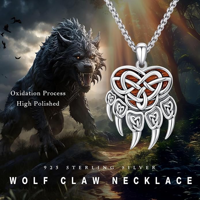 Viking Necklace for Men 925 Sterling Silver Nordic Viking Necklace Viking Amulet Jewelry Gifts for Men Women