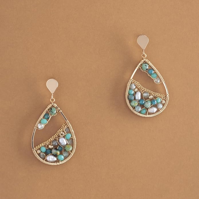Dangle Bead Earring - Choice of Colors