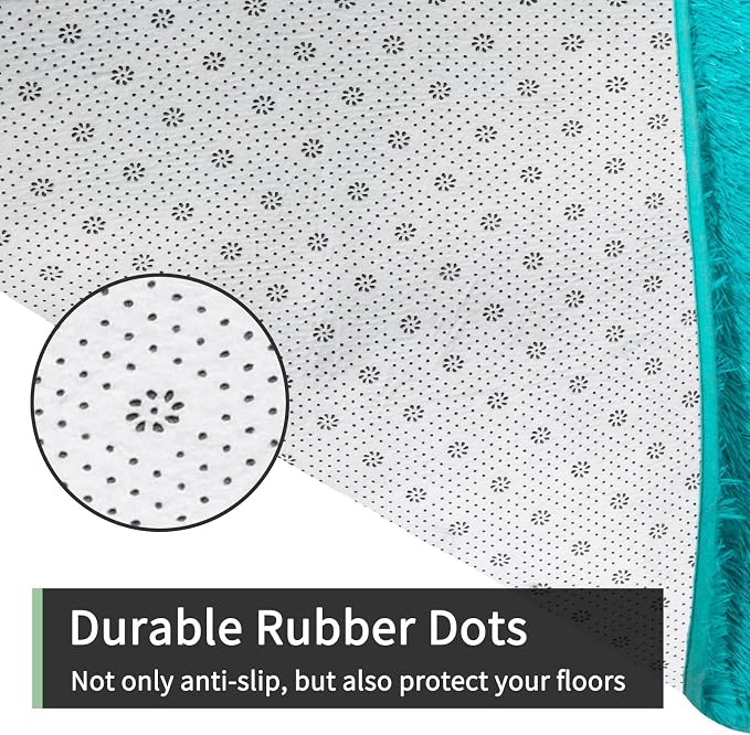 Sour Lemon Area Rugs 9x12 Living Room Bedroom, Large Fluffy Shag Rug | Shaggy Carpet, Soft Plush Furry Bedside Rugs, Anti Slip, Washable Area Modern Rugs Floor Mat for Kids Girls Boys Living Room