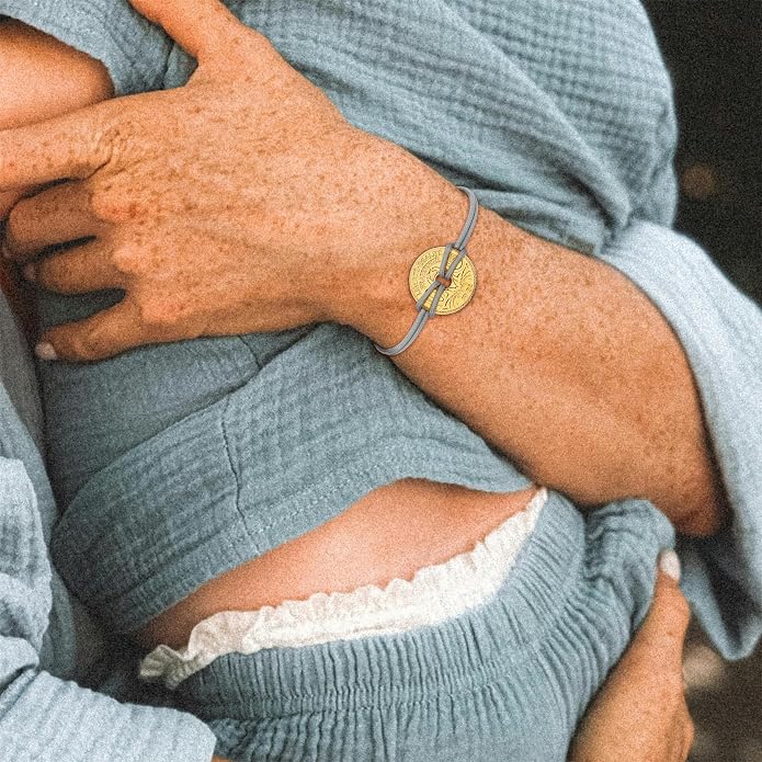HOBBY OF KINGS Good Luck Coin Bracelet | 18k Gold Plated Wristband | Handmade Jewelry for Collectors and History Lovers